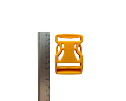 38 мм Фастекс пластиковый скелет цвет желтый