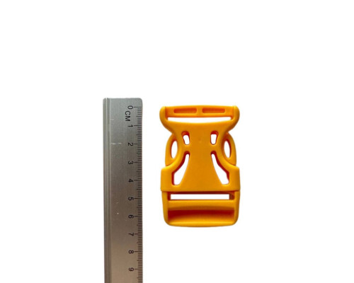 32 мм Фастекс пластиковый скелет цвет желтый