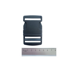 38 мм Фастекс пластиковий ПП колір чорний