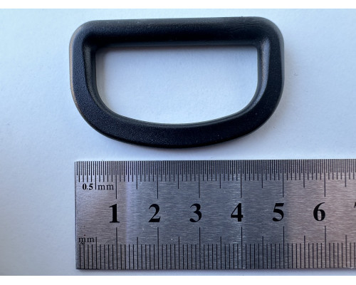 38 мм Півкільце пластикове колір чорний