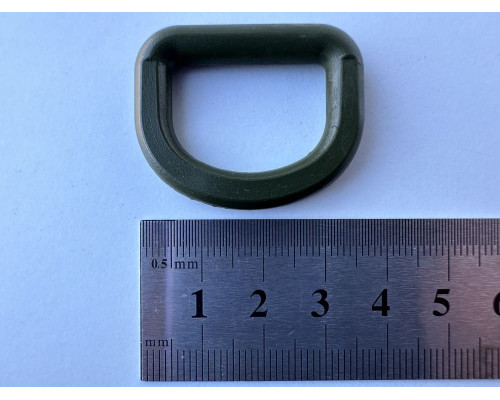 25 мм півкільце ацеталь колір хакі #7