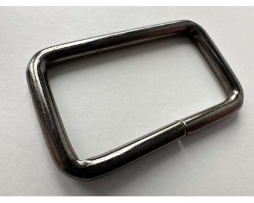 30x10 мм Рамка металлическая усиленная цвет черный никель, ф 3 мм
