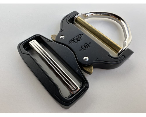 50 мм Фастекс металевий з півкільцем колір чорний