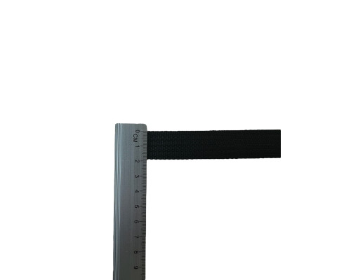 20 мм Стрічка ремінна 10 г/м колір чорний